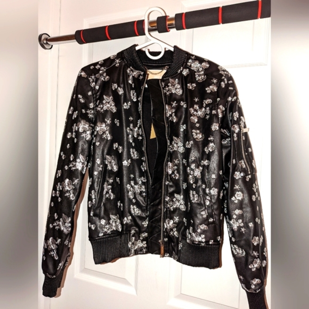 Michael Kors Black Winter Vintage Jacket Extra Small - Picture 5 of 9